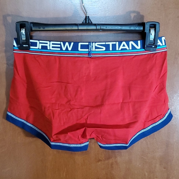 Red Andrew Christian Almost Naked Trunk - Small - Picture 2 of 3